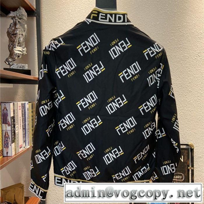 上品なリラックス感 フェンディ2019年春夏シーズンの人気 FENDI 2色可選 ブルゾン主張性もカジュアルさ