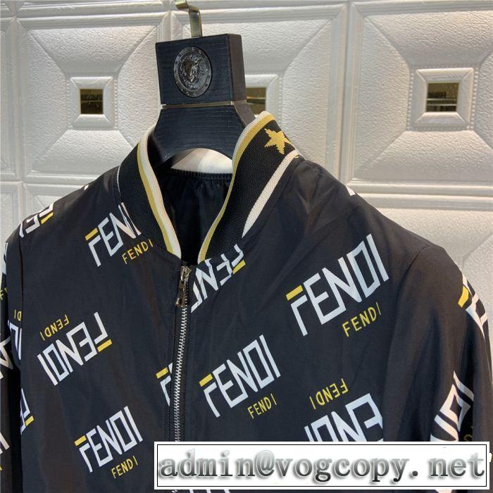 上品なリラックス感 フェンディ2019年春夏シーズンの人気 FENDI 2色可選 ブルゾン主張性もカジュアルさ