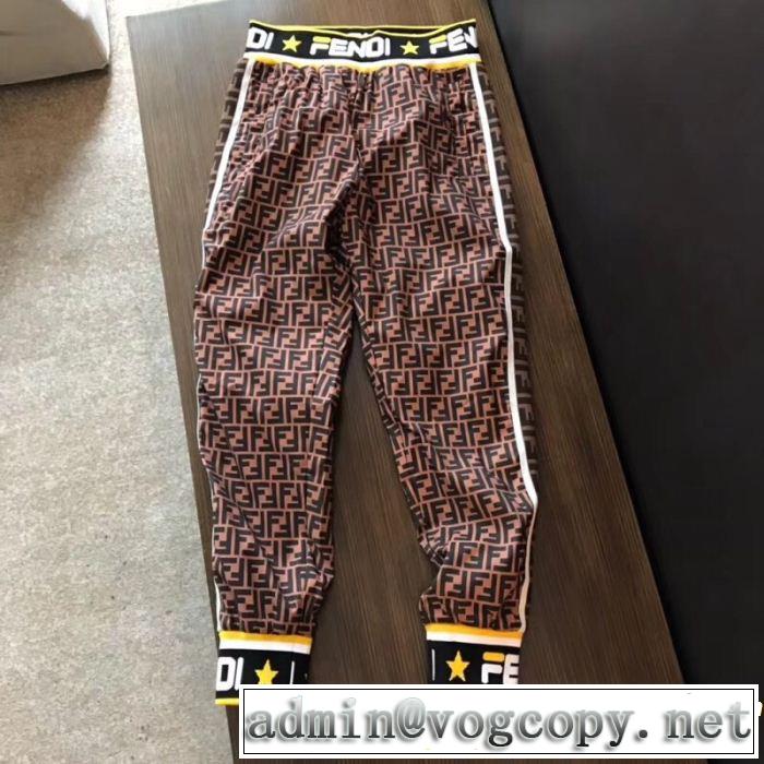 フェンディ最新先取りおしゃれなロゴ入り 2019夏ファション新品 FENDI 上下セット春夏トレンド