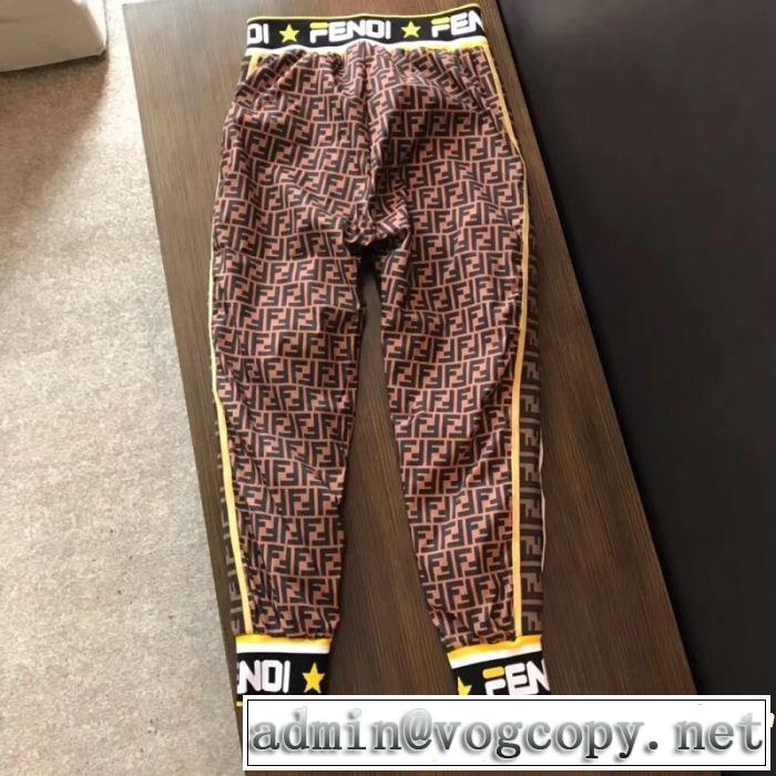フェンディ最新先取りおしゃれなロゴ入り 2019夏ファション新品 FENDI 上下セット春夏トレンド