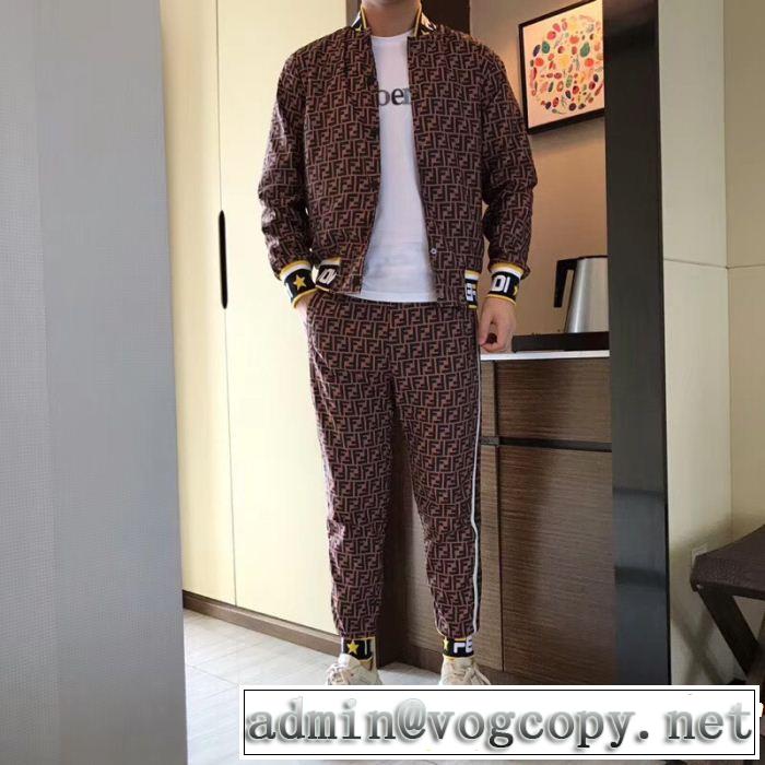 フェンディ最新先取りおしゃれなロゴ入り 2019夏ファション新品 FENDI 上下セット春夏トレンド