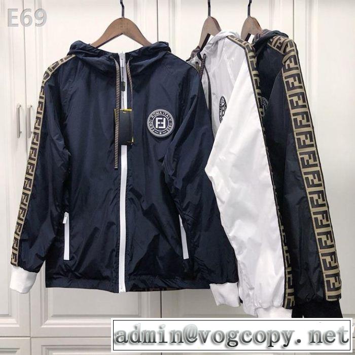 今っぽく新作アイテム フェンディ新作コレクションを見る FENDI 3色可選 ブルゾン2019夏ファション新品