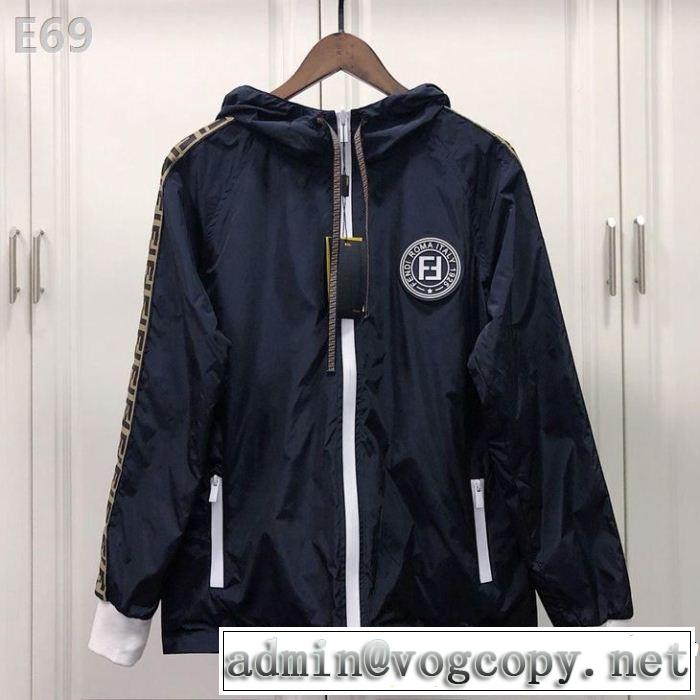今っぽく新作アイテム フェンディ新作コレクションを見る FENDI 3色可選 ブルゾン2019夏ファション新品