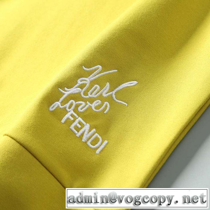 人気ファッション雑誌でも掲載 フェンディ FENDI 最新トレンドコーデおすすめ プルオーバーパーカー 2019-2020秋冬のファッション3色可選