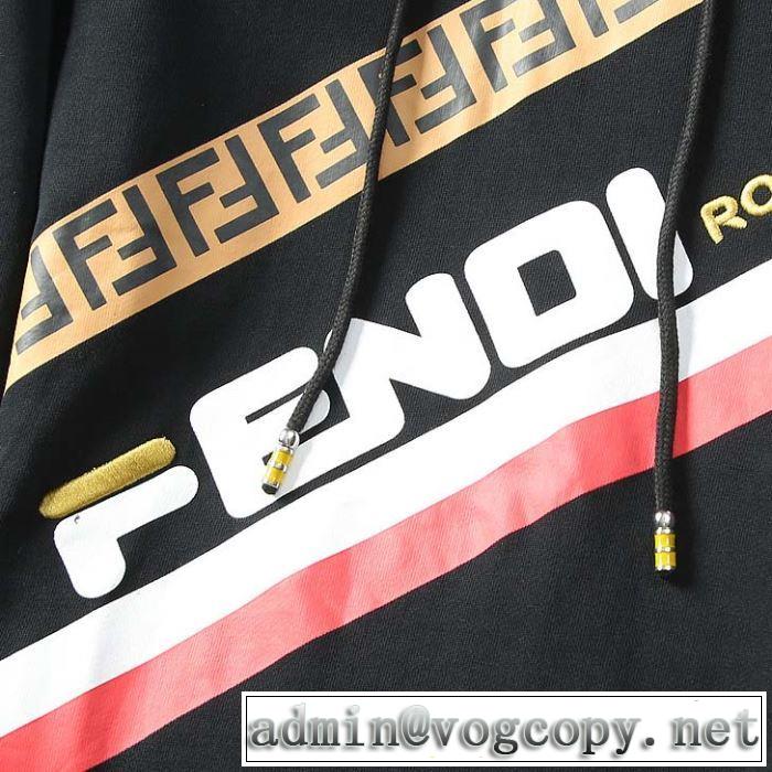2色可選 今季トレンド新作はこれ フェンディ秋冬に大注目のカラー  速報！2019年秋ファッショントレンド FENDI もちろん相性抜群 パーカー