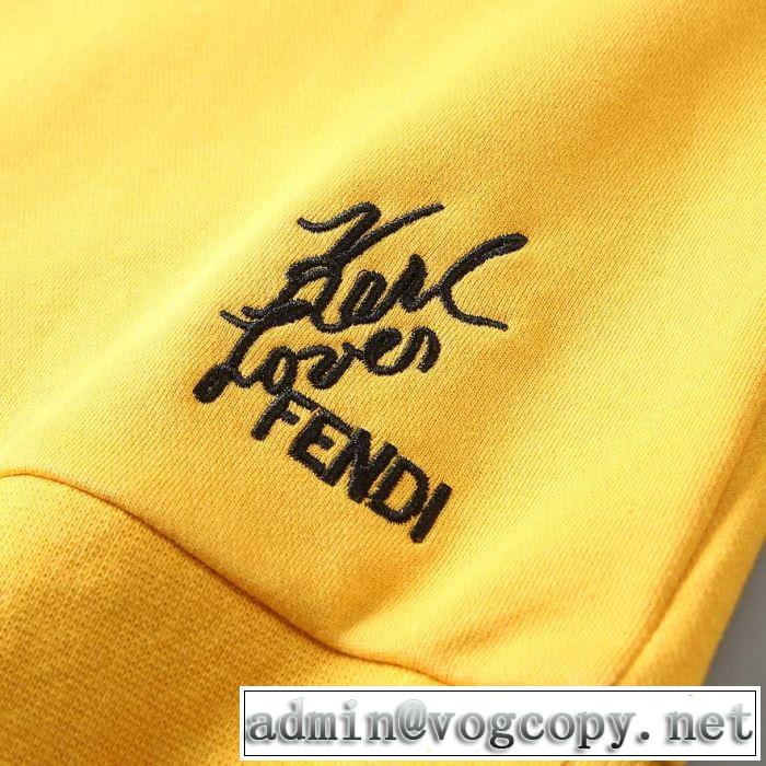 パーカー 秋冬もちろん主役級 フェンディ 大人かわいい秋冬コーデを楽しみ FENDI 2019秋のファッショントレンドはこれ 3色可選