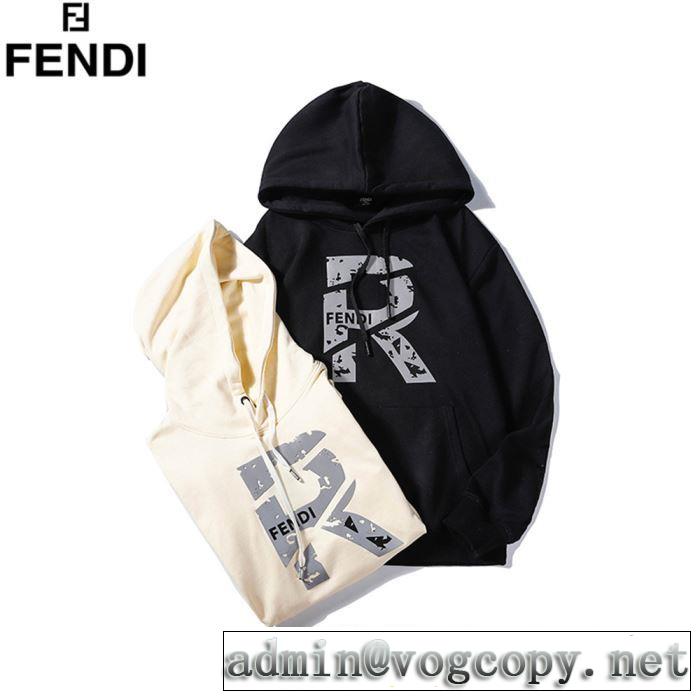 パーカー 優しいのに存在感 フェンディ 毎日はちょっとイイ秋冬新品 FENDI 最速2019秋冬トレンドブランド 今年らしい新しい人気色 3色可選