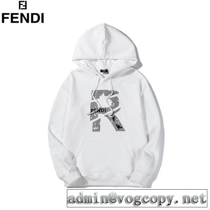 パーカー 優しいのに存在感 フェンディ 毎日はちょっとイイ秋冬新品 FENDI 最速2019秋冬トレンドブランド 今年らしい新しい人気色 3色可選