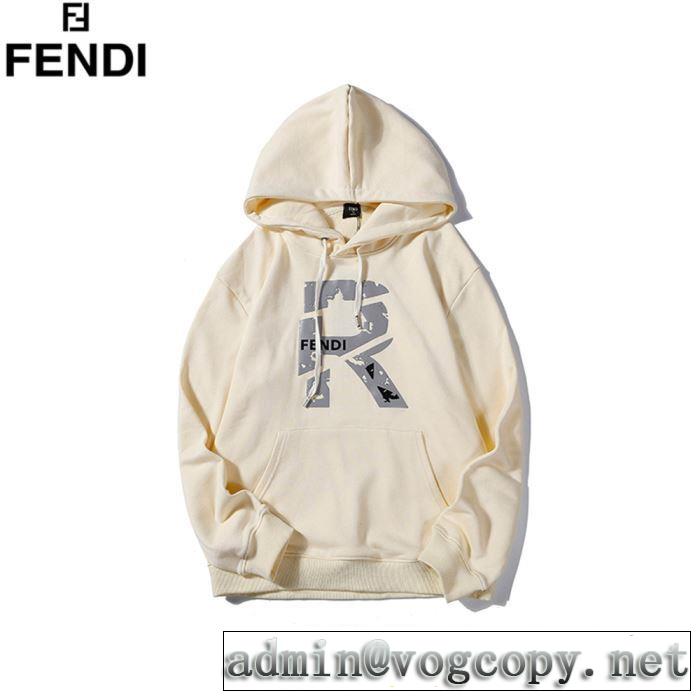 パーカー 優しいのに存在感 フェンディ 毎日はちょっとイイ秋冬新品 FENDI 最速2019秋冬トレンドブランド 今年らしい新しい人気色 3色可選