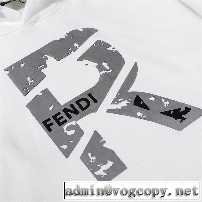 パーカー 優しいのに存在感 フェンディ 毎日はちょっとイイ秋冬新品 FENDI 最速2019秋冬トレンドブランド 今年らしい新しい人気色 3色可選