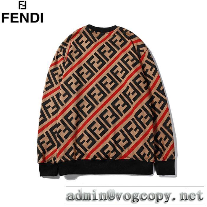 おしゃれに秋を迎えるために フェンディ人気ブランドの秋冬新色  FENDI プルオーバーパーカー 3色可選 2019トレンドカラー秋冬セール
