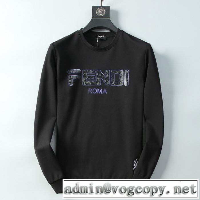 最新秋冬トレンドをチェック！2019-20秋冬 フェンディ今年注目すべき秋冬ファッション  FENDI プルオーバーパーカー 3色可選 