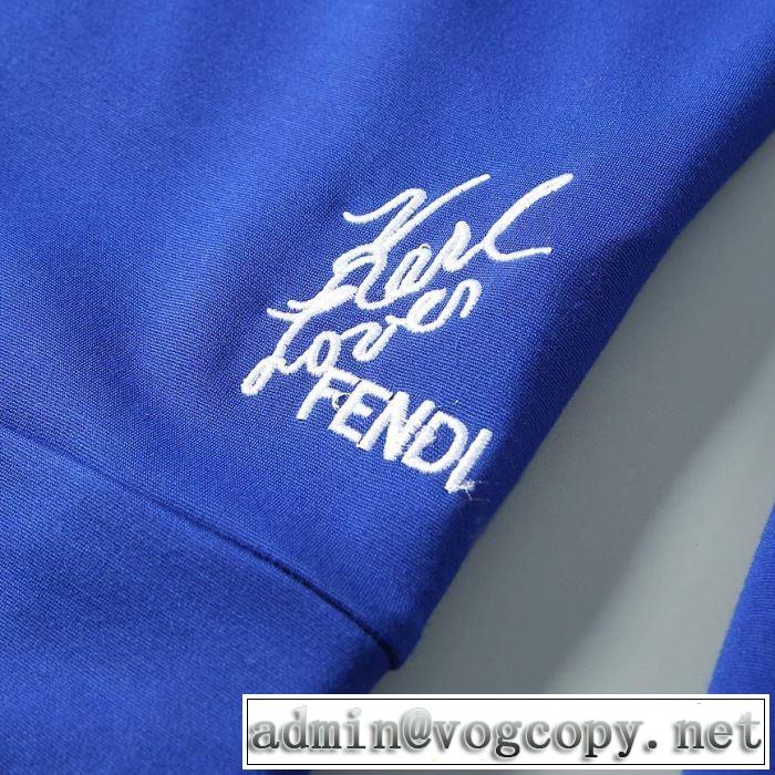多色可選 ヒットする秋冬コレクション フェンディおすすめする注目トレンド  FENDI プルオーバーパーカー 2019トレンドアイテム激安