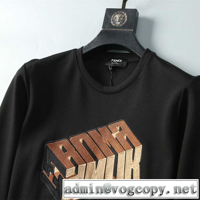 秋冬ファッションコーディネート フェンディ最新トレンドコーデおすすめ  FENDI プルオーバーパーカー2019-2020秋冬のファッション 多色可選