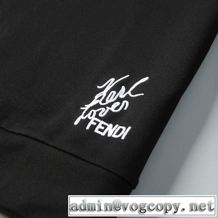 秋冬ファッションコーディネート フェンディ最新トレンドコーデおすすめ  FENDI プルオーバーパーカー2019-2020秋冬のファッション 多色可選
