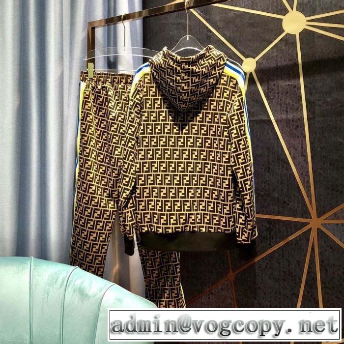 上下セット フェンディオシャレスタイルが今年流  FENDI今季トレンド抜け感新品 男女兼用 【2019秋冬】の注目トレンド