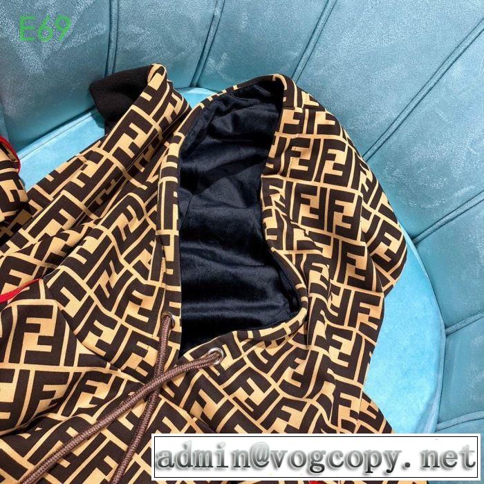 上下セット フェンディオシャレスタイルが今年流  FENDI今季トレンド抜け感新品 男女兼用 【2019秋冬】の注目トレンド