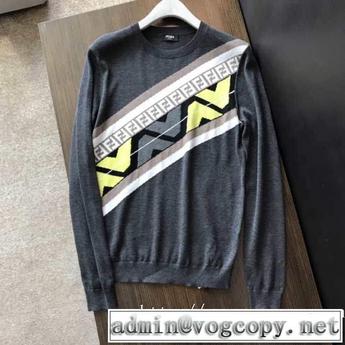 先取り 2019/2020秋冬ファッション フェンディ FENDI プルオーバーパーカー 素敵続くトレンド