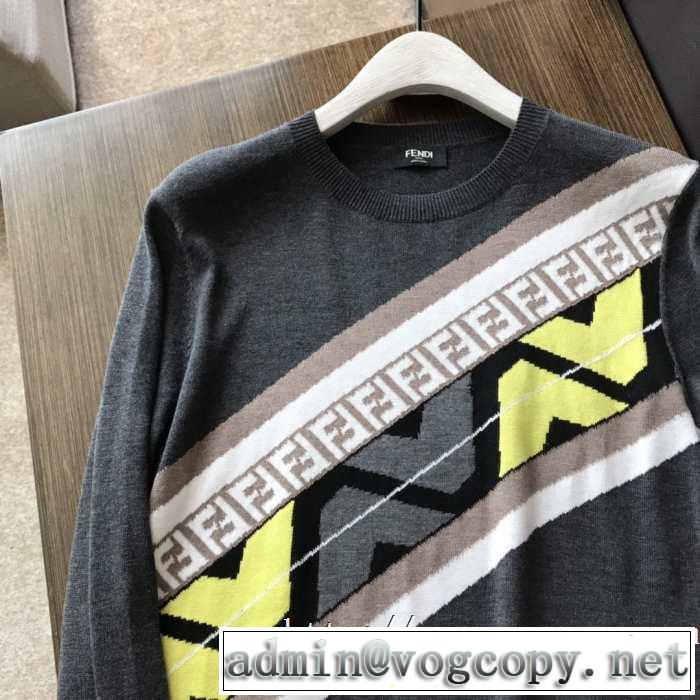 先取り 2019/2020秋冬ファッション フェンディ FENDI プルオーバーパーカー 素敵続くトレンド