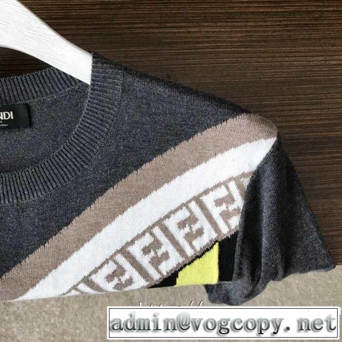 先取り 2019/2020秋冬ファッション フェンディ FENDI プルオーバーパーカー 素敵続くトレンド