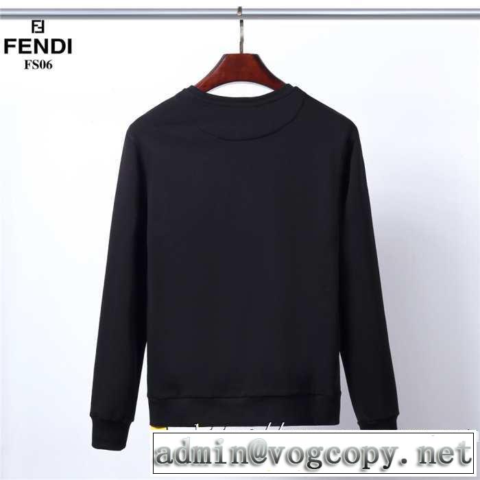更にトレンドが急上昇中 【2019秋冬】今きてる最先端ブランド フェンディ FENDI プルオーバーパーカー 2色可選