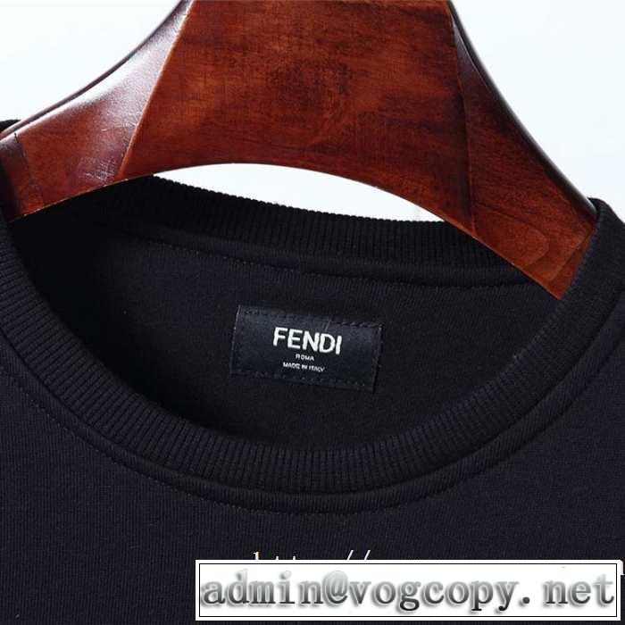 更にトレンドが急上昇中 【2019秋冬】今きてる最先端ブランド フェンディ FENDI プルオーバーパーカー 2色可選