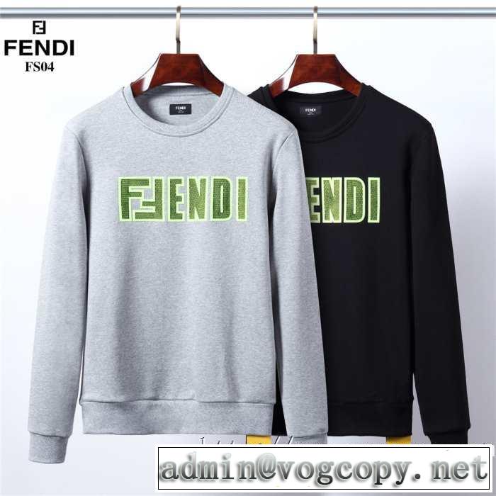 2019トレンドカラー秋冬セール フェンディ FENDI プルオーバーパーカー 2色可選 秋にはやる最新作を先取り