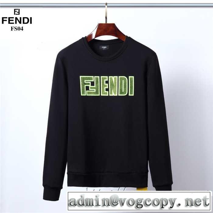 2019トレンドカラー秋冬セール フェンディ FENDI プルオーバーパーカー 2色可選 秋にはやる最新作を先取り