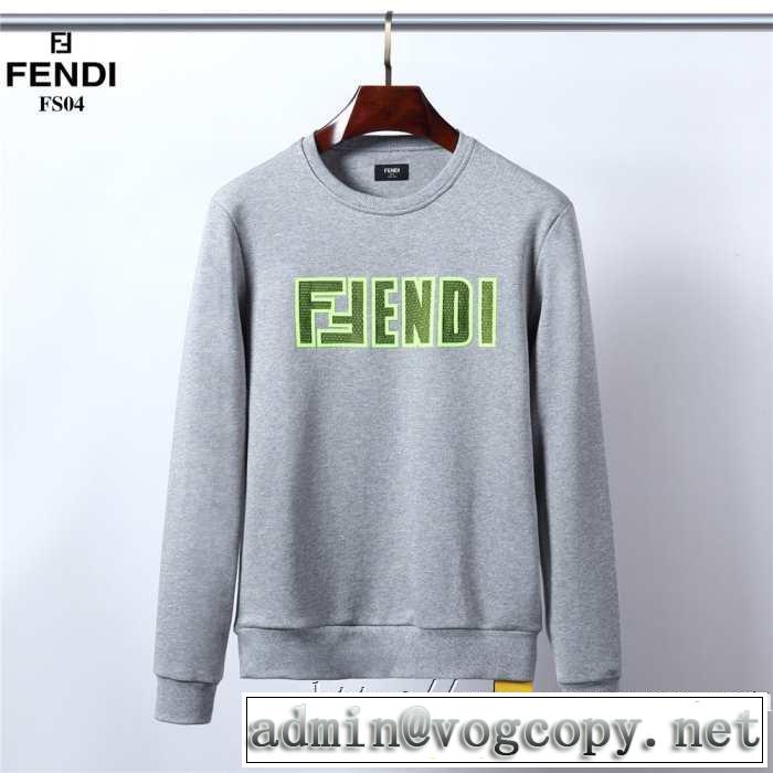 2019トレンドカラー秋冬セール フェンディ FENDI プルオーバーパーカー 2色可選 秋にはやる最新作を先取り