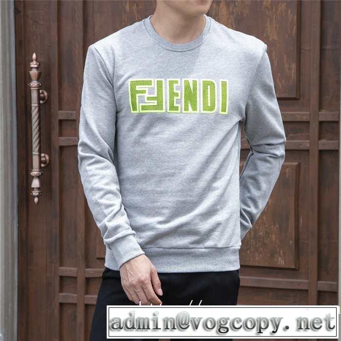 2019トレンドカラー秋冬セール フェンディ FENDI プルオーバーパーカー 2色可選 秋にはやる最新作を先取り