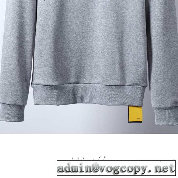 2019トレンドカラー秋冬セール フェンディ FENDI プルオーバーパーカー 2色可選 秋にはやる最新作を先取り