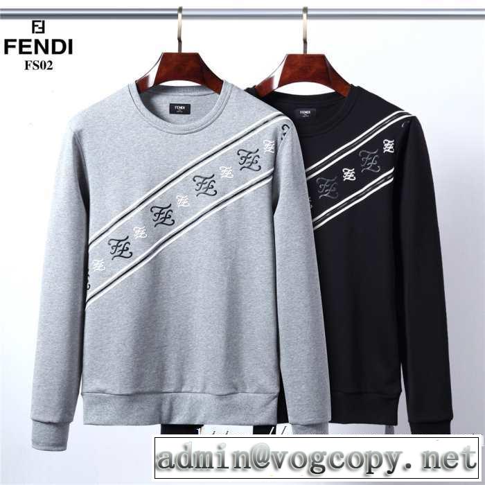 フェンディ FENDI プルオーバーパーカー 2色可選 秋服コーデ2019年版 注目の秋ファッション一番