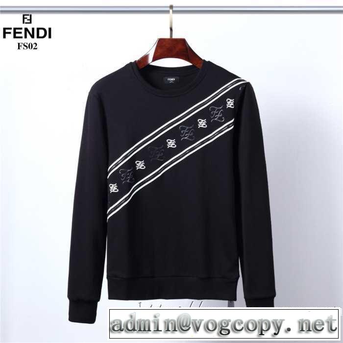 フェンディ FENDI プルオーバーパーカー 2色可選 秋服コーデ2019年版 注目の秋ファッション一番