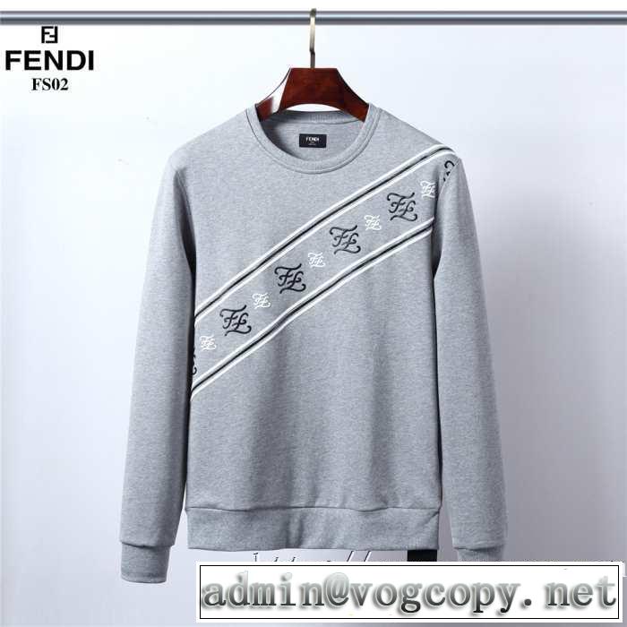 フェンディ FENDI プルオーバーパーカー 2色可選 秋服コーデ2019年版 注目の秋ファッション一番