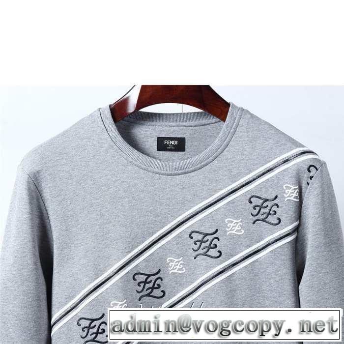 フェンディ FENDI プルオーバーパーカー 2色可選 秋服コーデ2019年版 注目の秋ファッション一番