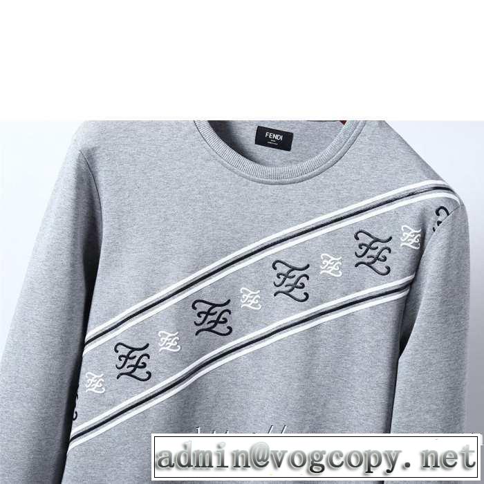 フェンディ FENDI プルオーバーパーカー 2色可選 秋服コーデ2019年版 注目の秋ファッション一番