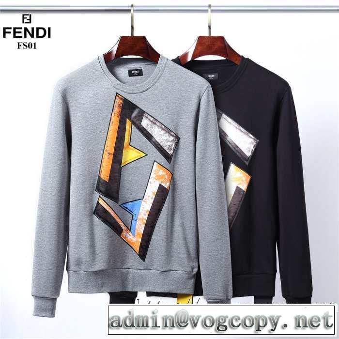 2020秋冬流行ファション  フェンディ FENDI プルオーバーパーカー 2色可選 絶妙な大人っぽさと遊び心