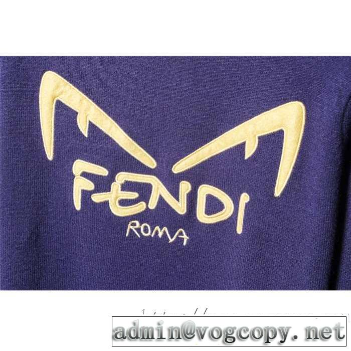 2色可選 プルオーバーパーカー 毎日はちょっとイイ秋冬新品 2019秋冬最重要アイテム フェンディ FENDI
