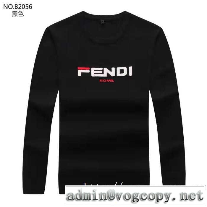 人気ブランドの秋冬新色 2019秋冬トレンドアイテム フェンディ FENDI プルオーバーパーカー 3色可選