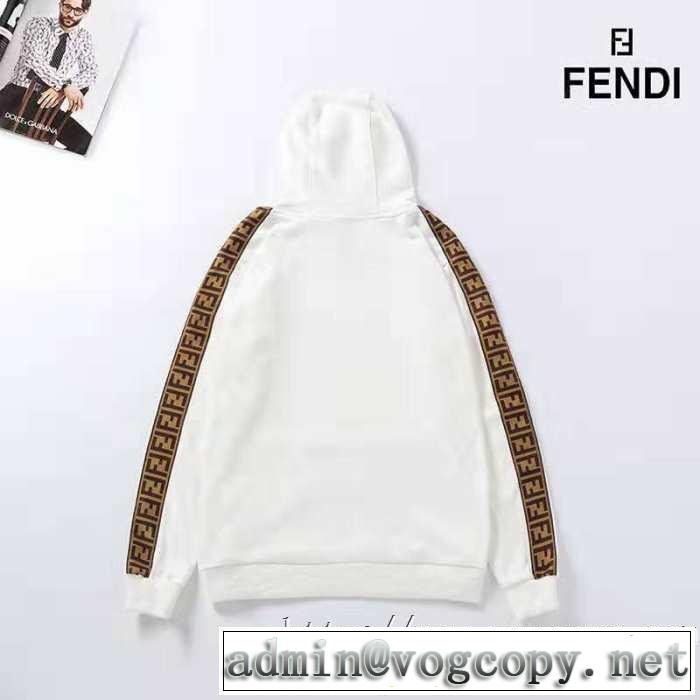 支持率が高い秋冬最新作 2019秋のファッショントレンドはこれ フェンディ FENDI パーカー 2色可選