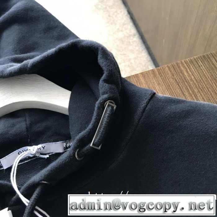 GIVENCHY 限定新作ジバンシー パーカー コピー 2020年秋冬着心地抜群 おすすめ エレガント コットン スウェットシャツ コーデ 黒