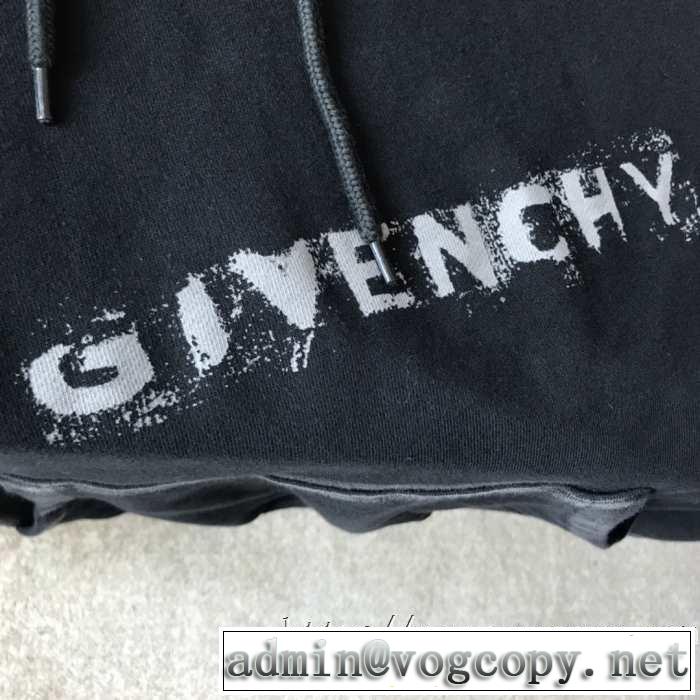 GIVENCHY 限定新作ジバンシー パーカー コピー 2020年秋冬着心地抜群 おすすめ エレガント コットン スウェットシャツ コーデ 黒