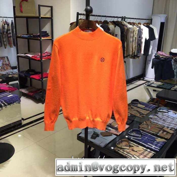 秋冬シーズンに持ってこいHERMESニットウェア 新作 スーパーコピー エルメス 着回し力の高いおしゃれコーディネート