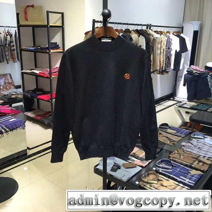 秋冬シーズンに持ってこいHERMESニットウェア 新作 スーパーコピー エルメス 着回し力の高いおしゃれコーディネート