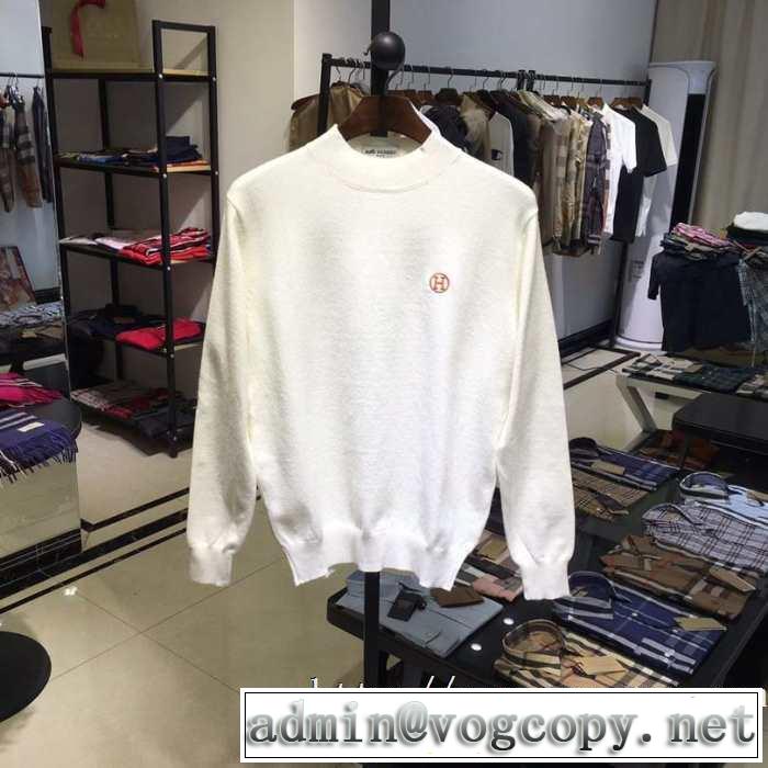 秋冬シーズンに持ってこいHERMESニットウェア 新作 スーパーコピー エルメス 着回し力の高いおしゃれコーディネート