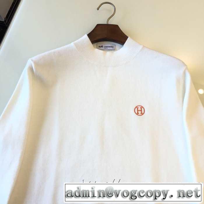 秋冬シーズンに持ってこいHERMESニットウェア 新作 スーパーコピー エルメス 着回し力の高いおしゃれコーディネート