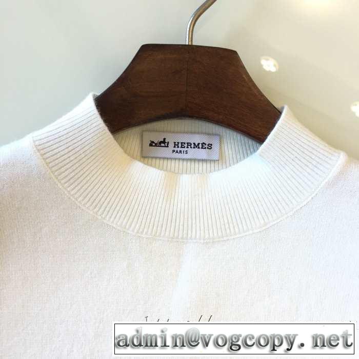 秋冬シーズンに持ってこいHERMESニットウェア 新作 スーパーコピー エルメス 着回し力の高いおしゃれコーディネート