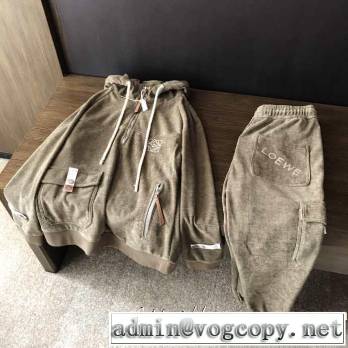 2019トレンド秋冬おすすめ安い 2色可選 今年注目すべき秋冬ファッション ロエベLoewe 上下セット