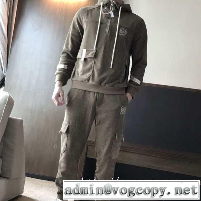 2019トレンド秋冬おすすめ安い 2色可選 今年注目すべき秋冬ファッション ロエベLoewe 上下セット
