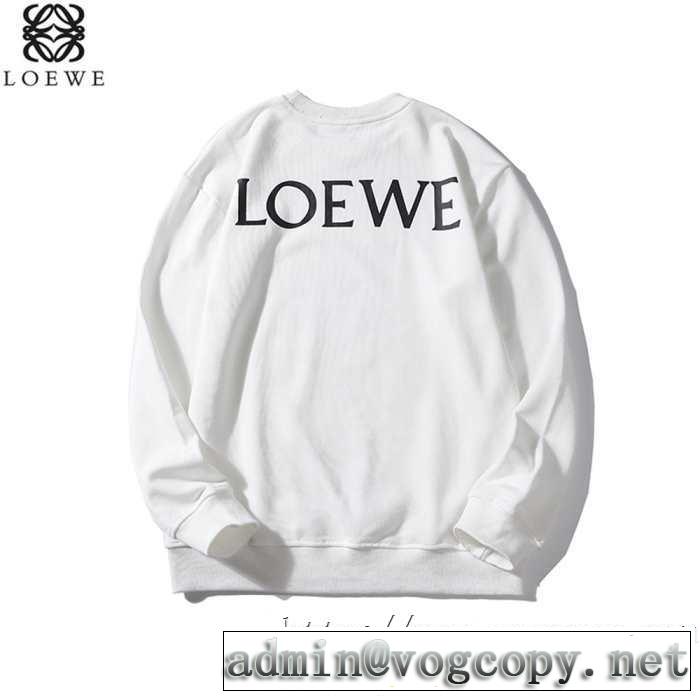 2色可選 最重要！2019秋冬トレンド おしゃれ感度が高い秋冬トレンド ロエベLoewe プルオーバーパーカー